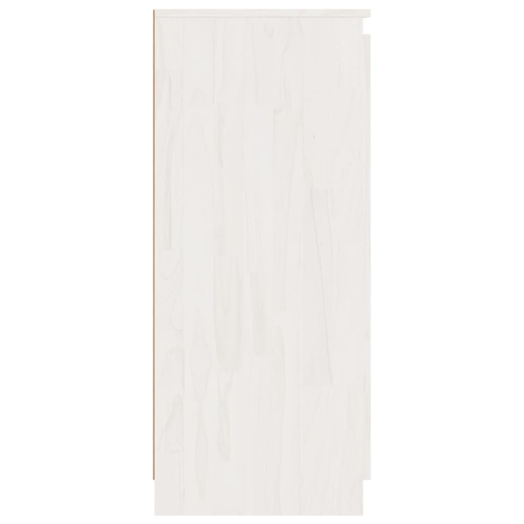 Sideboards, 3 pcs., white, solid pine wood