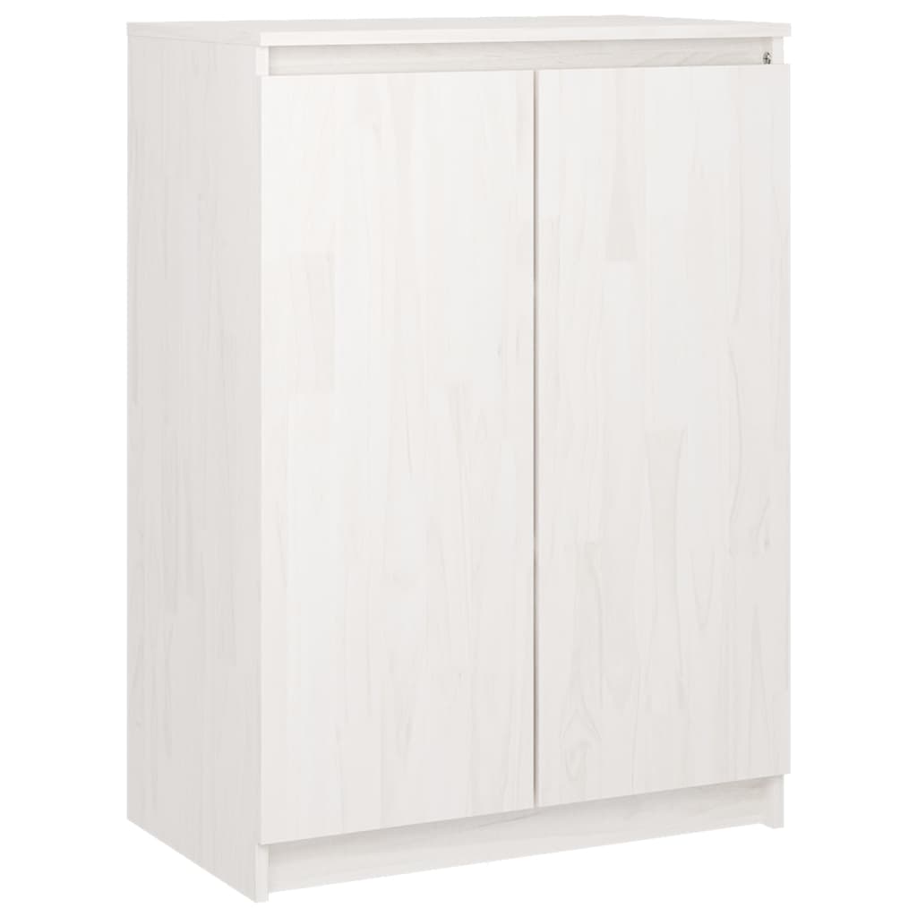 Sideboards, 3 pcs., white, solid pine wood