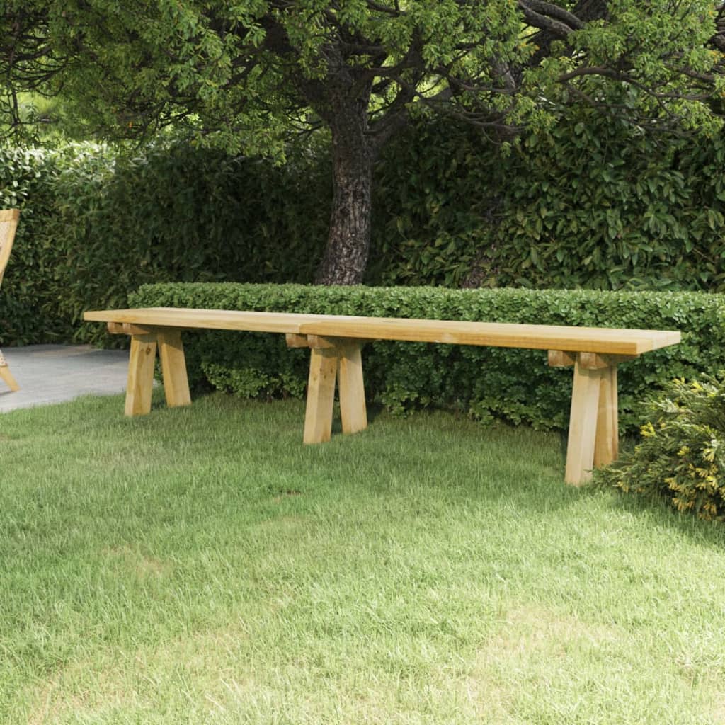 Sodo suoliukas, 220cm, impregnuotos pušies medienos masyvas