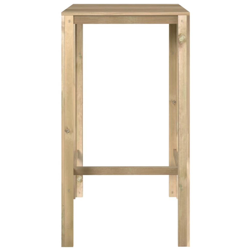 Bar table, 60x60x110cm, impregnated pine wood