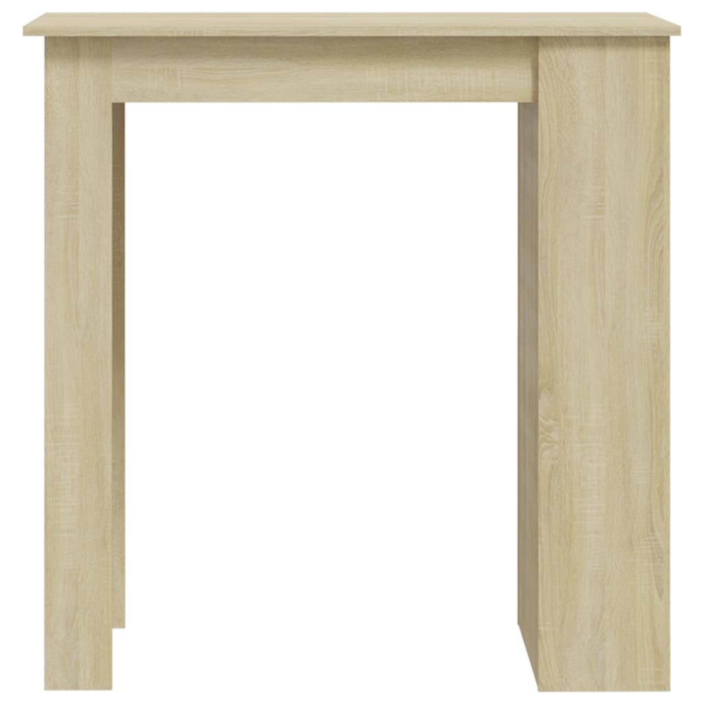 Baro stalas su lentyna, ąžuolo, 102x50x103,5cm, mediena