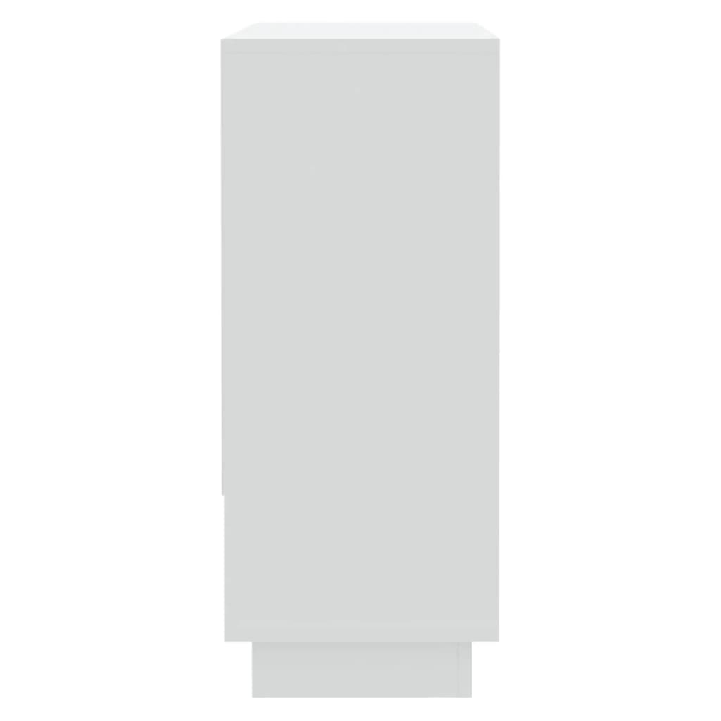 Sideboard, white, 97x31x75cm, treated wood