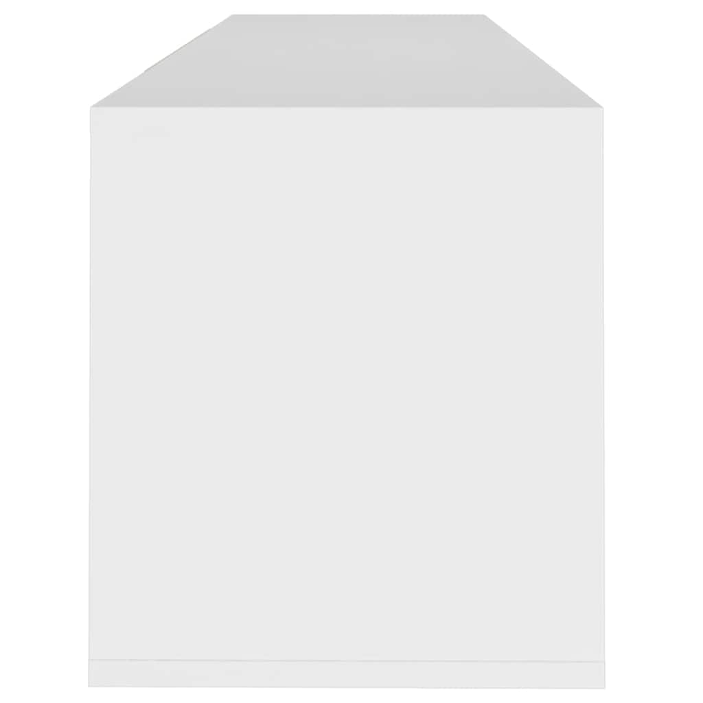 TV skapītis, balts, 120x30x40,5 cm, apstrādāta koksne