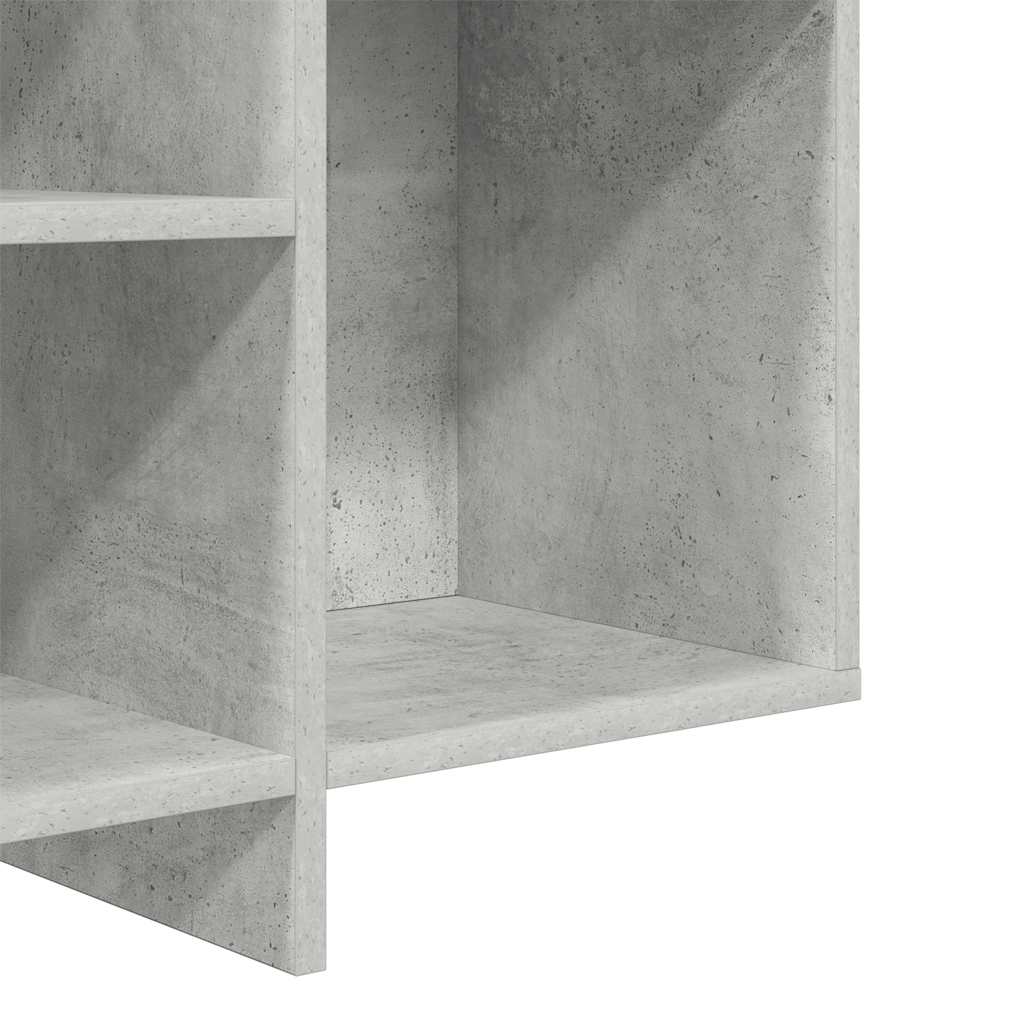 Šoninė spintelė, betono pilka, 120x30x75cm, apdirbta mediena