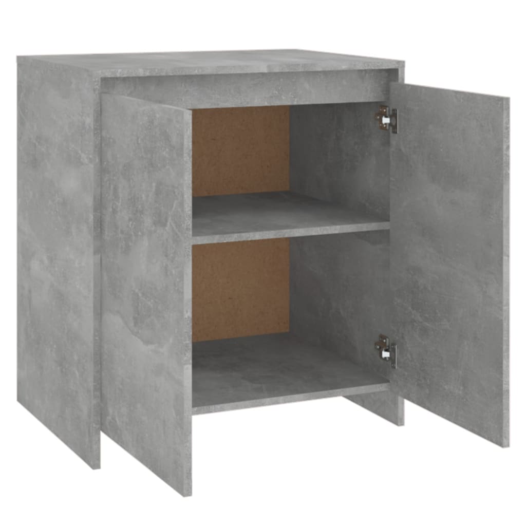 Side cabinet, concrete grey, 70x41x75 cm, engineered wood