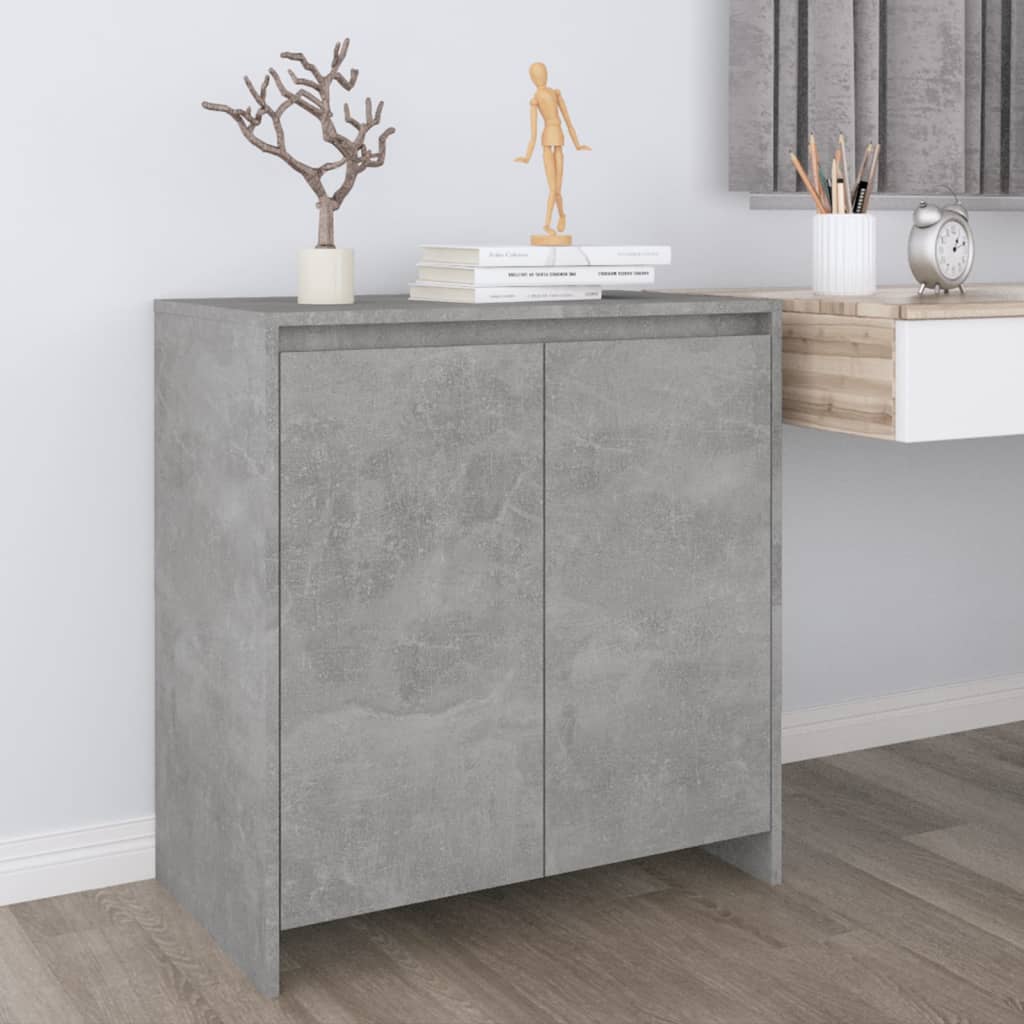Side cabinet, concrete grey, 70x41x75 cm, engineered wood