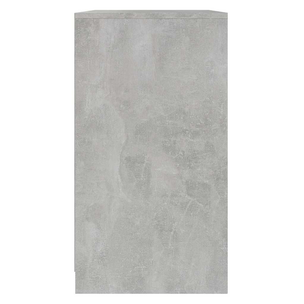 Šoninė spintelė, betono pilka, 70x40,5x75cm, apdirbta mediena