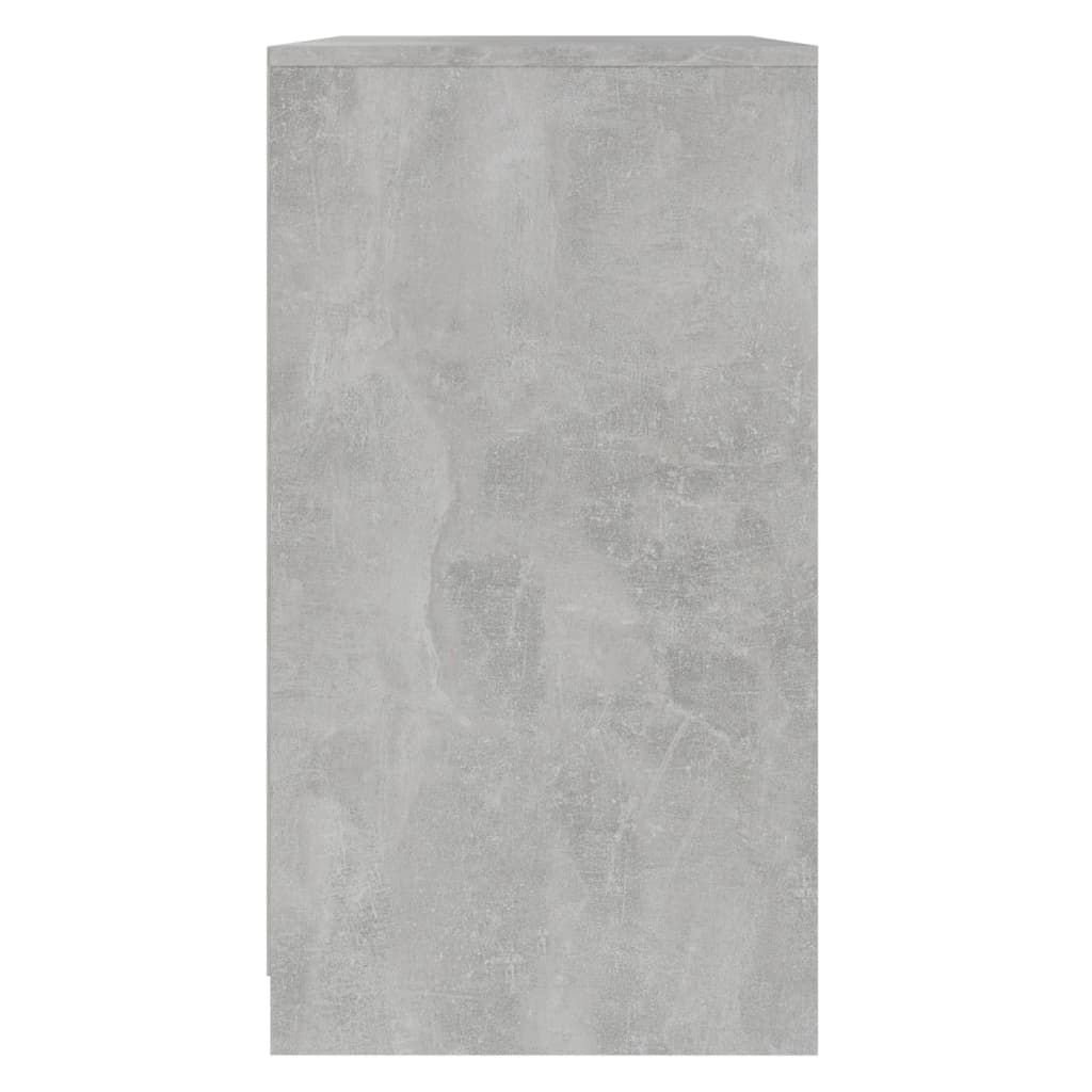 Šoninė spintelė, betono pilka, 70x40,5x75cm, apdirbta mediena