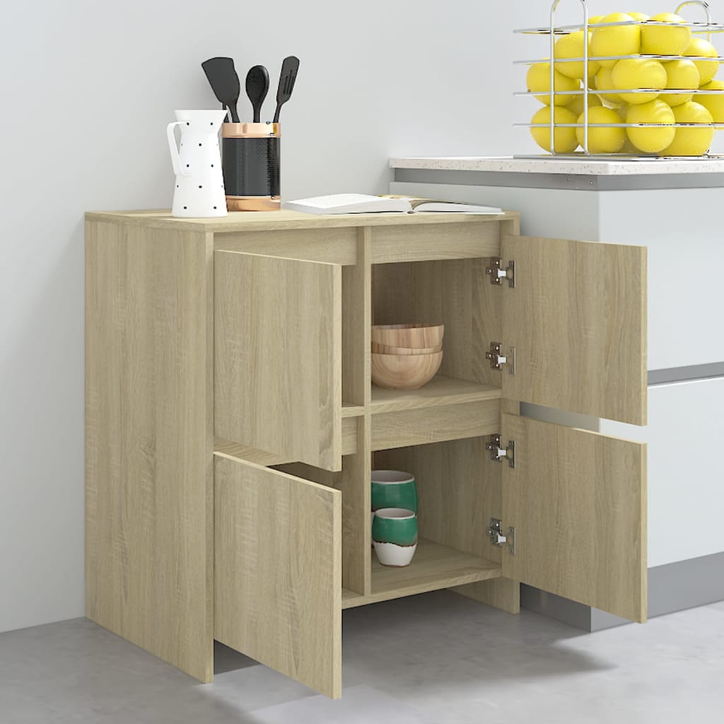 Side cabinet, Sonoma oak, 70x41x75 cm, engineered wood