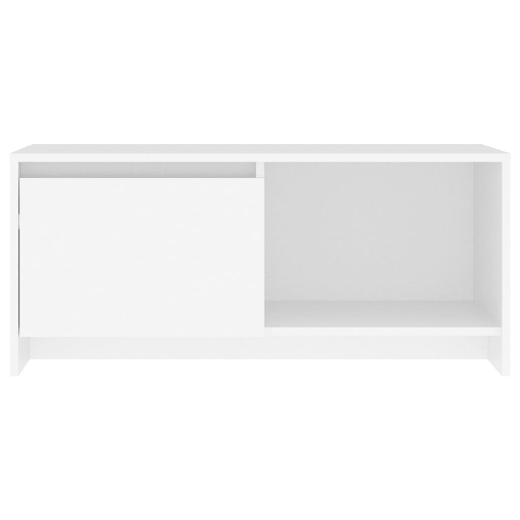 Televizoriaus spintelė, baltos spalvos, 90x35x40cm, MDP
