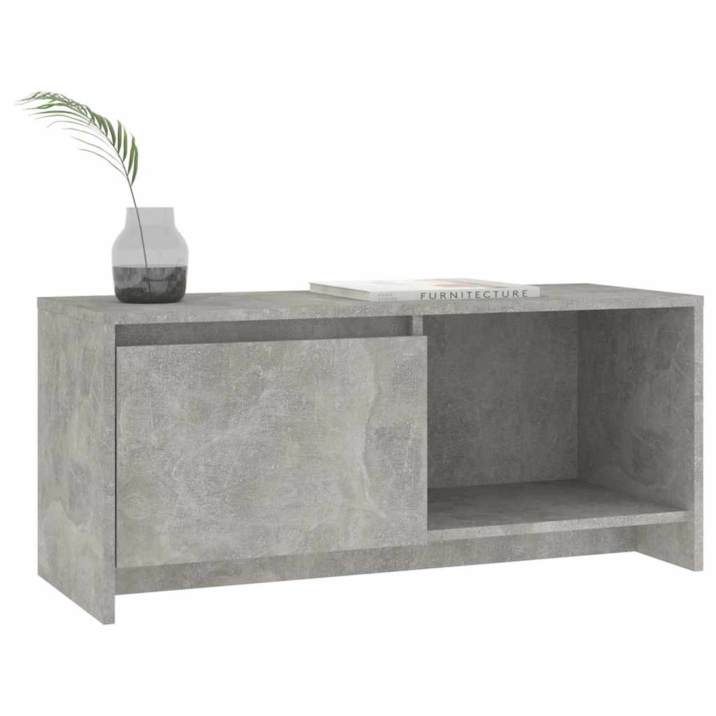 Televizora skapītis, betona, 90x35x40cm, apstrādāta koksne