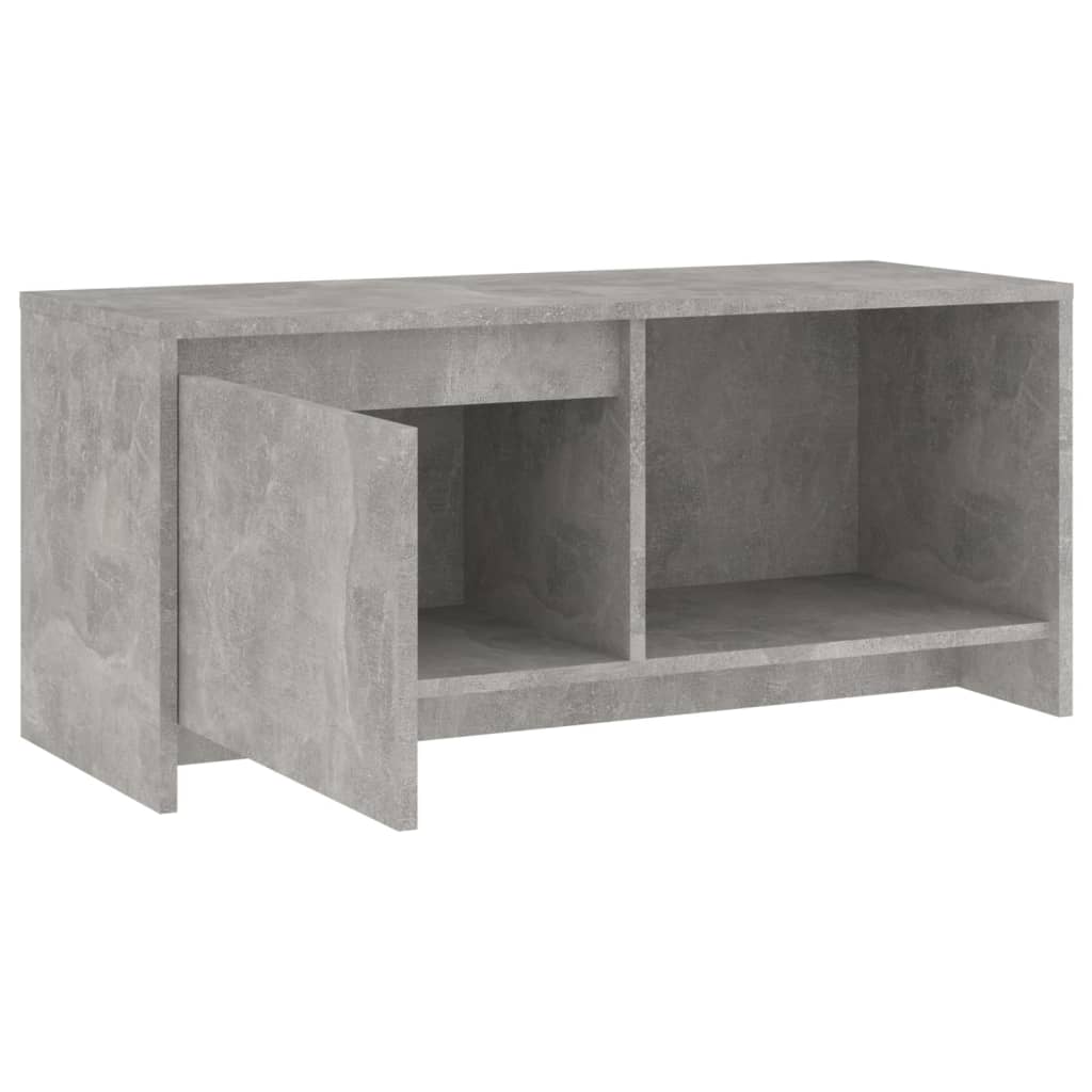 Televizoriaus spintelė, betono, 90x35x40cm, apdirbta mediena
