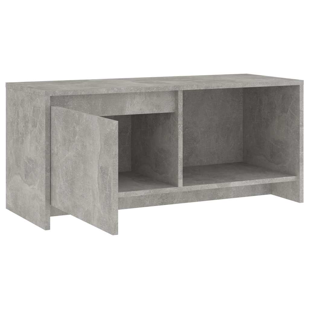 Televizora skapītis, betona, 90x35x40cm, apstrādāta koksne