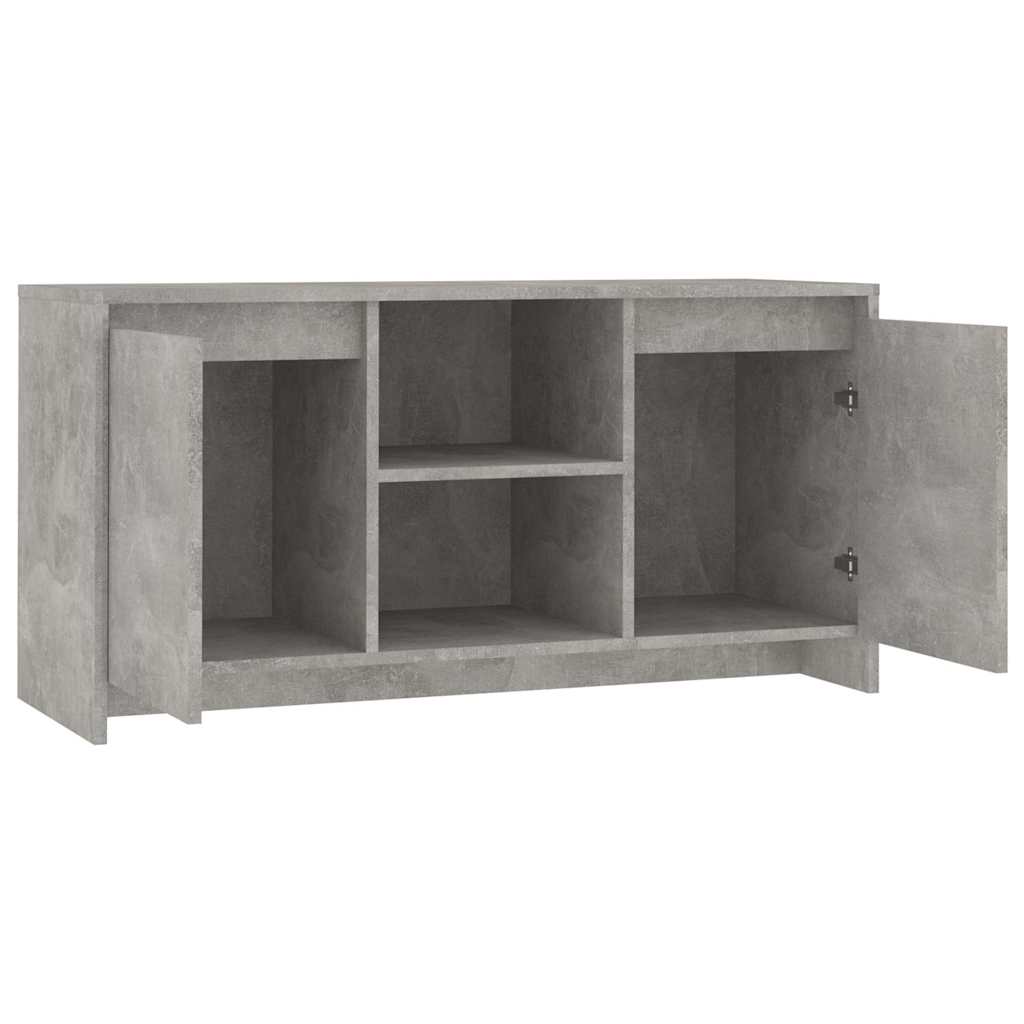 TV cabinet, concrete, 102x37.5x52.5cm, wood