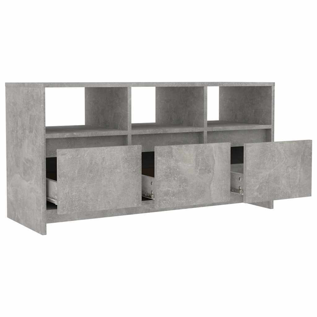 Televizoriaus spintelė, betono, 102x37,5x52,5cm, mediena
