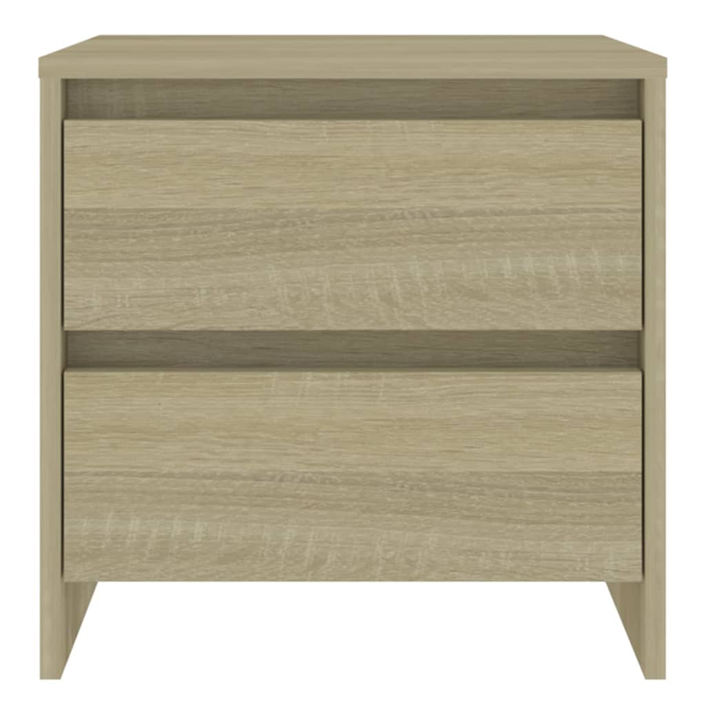 Nightstands, 2 pcs., oak, 45x34.5x44.5cm, wood