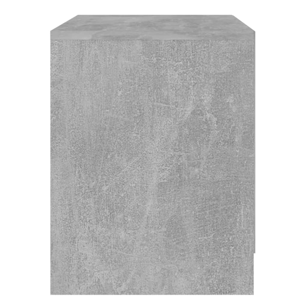 Naktsskapītis, betona pelēks, 45x34,5x44,5cm, MDF