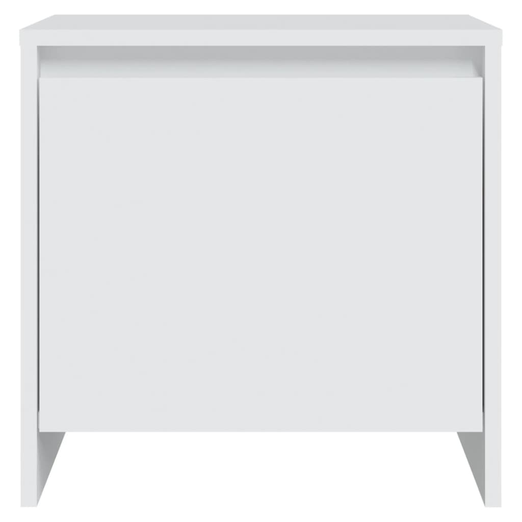 Bedside table, white, 45x34x44.5cm, MFC
