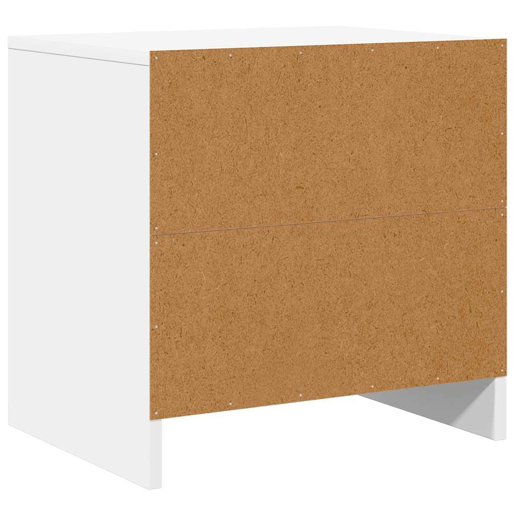 Bedside table, white, 45x34x44.5cm, MFC