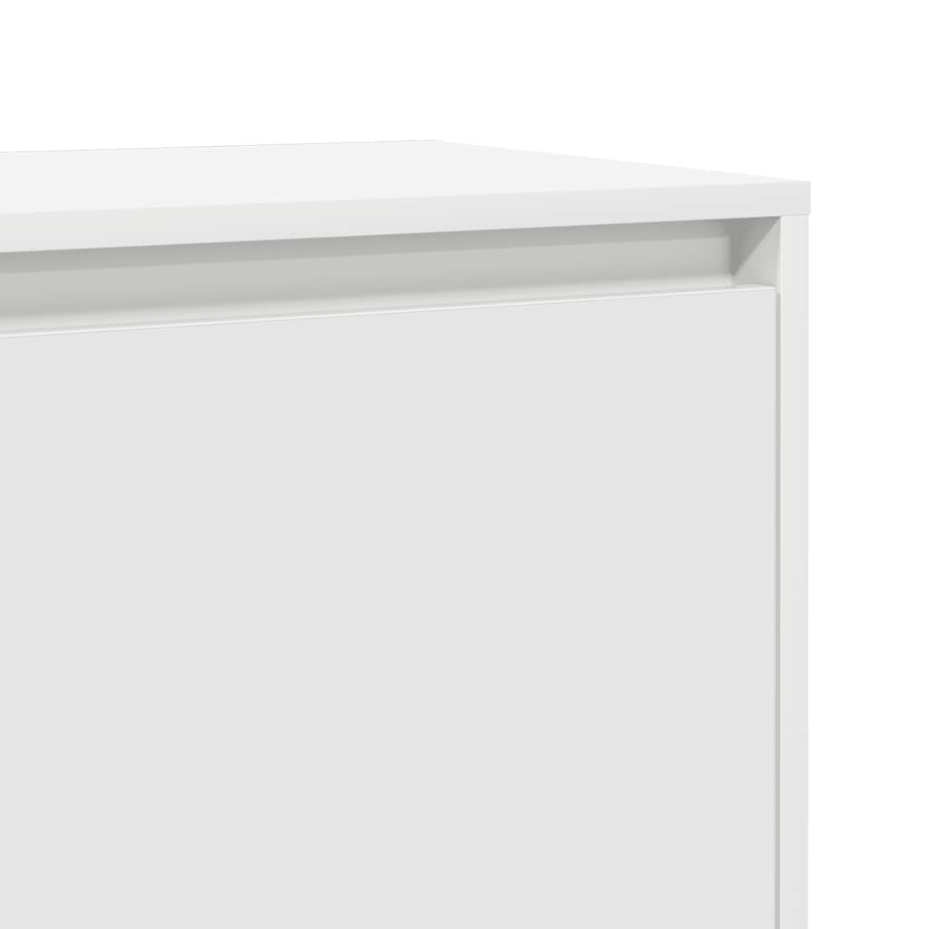 Bedside table, white, 45x34x44.5cm, MFC