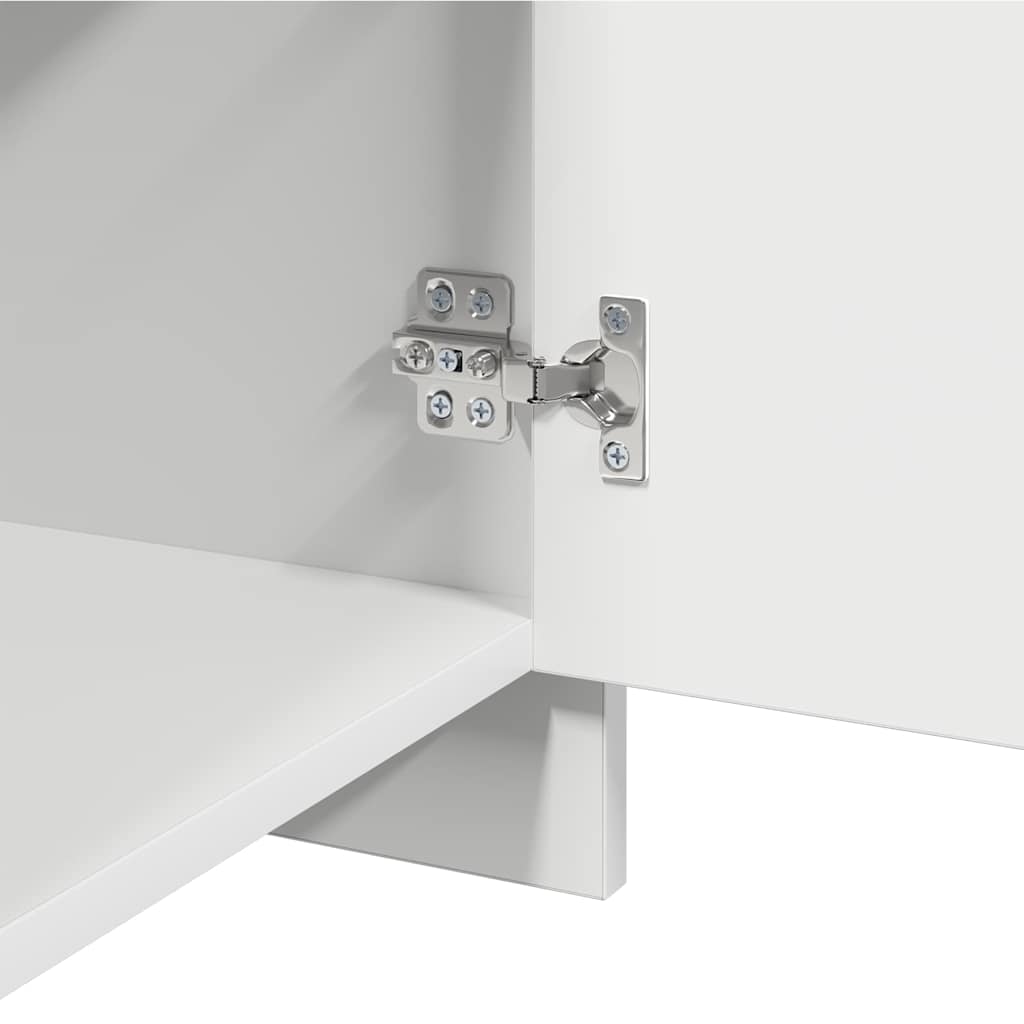 Bedside table, white, 45x34x44.5cm, MFC