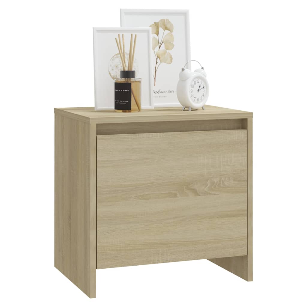 Nightstand, Sonoma oak, 45x34x44.5cm, engineered wood