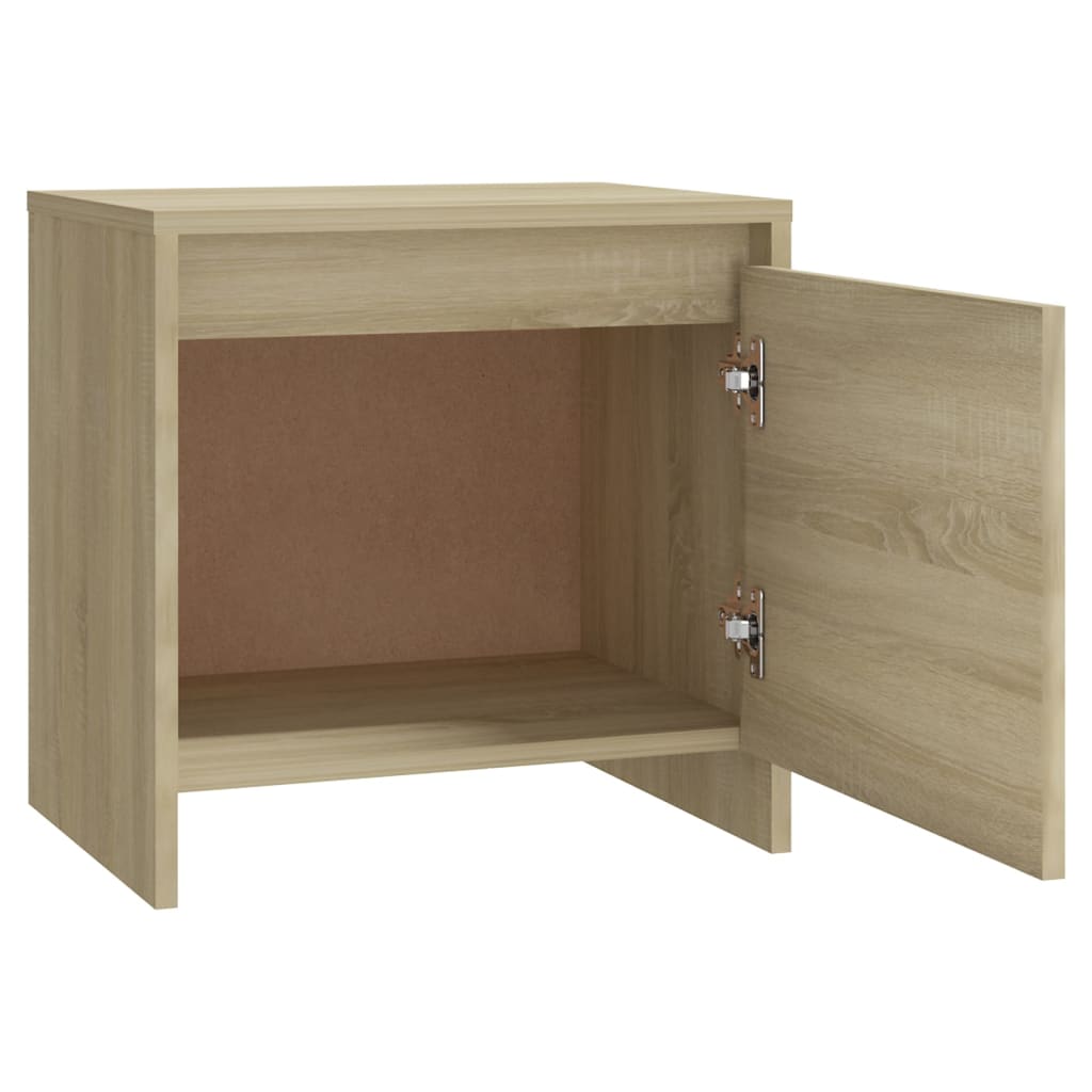 Nightstand, Sonoma oak, 45x34x44.5cm, engineered wood
