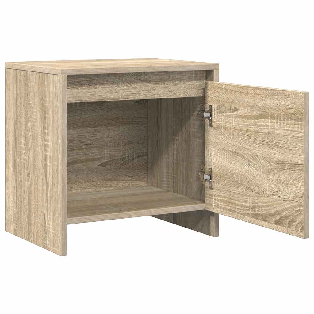 Nightstand, Sonoma oak, 45x34x44.5cm, engineered wood
