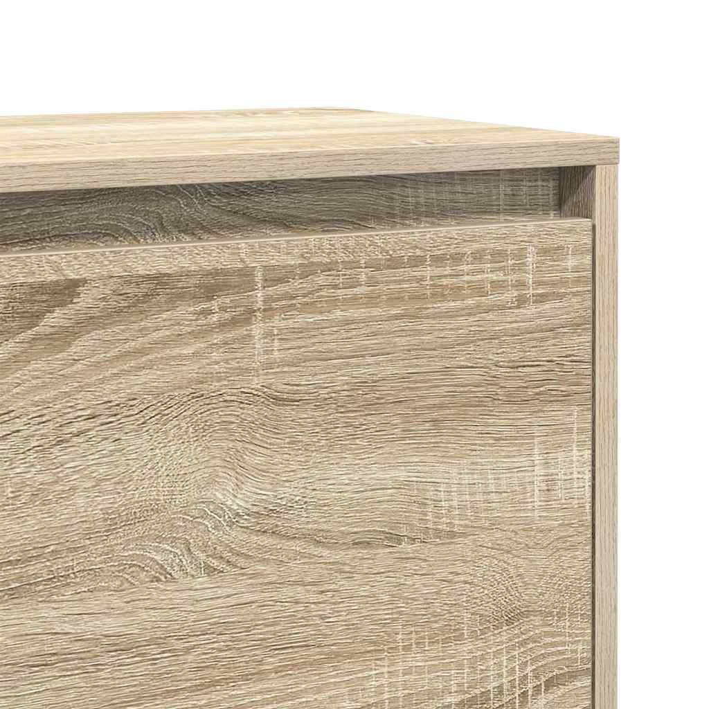 Naktinės spintelės, 2vnt., ąžuolo, 45x34x44,5cm, mediena