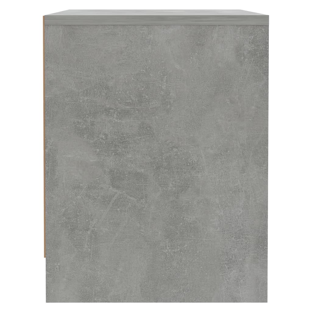 Naktinė spintelė, betono pilka, 45x34x44,5cm, apdirbta mediena