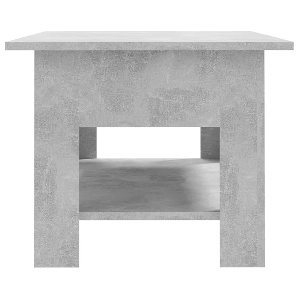 Kavos staliukas, betono pilkas, 102x55x42cm, apdirbta mediena