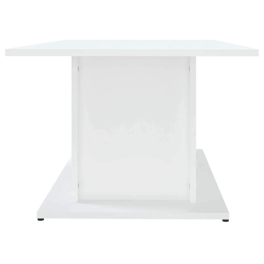 Kavos staliukas, baltas, 102x55,5x40cm, apdirbta mediena