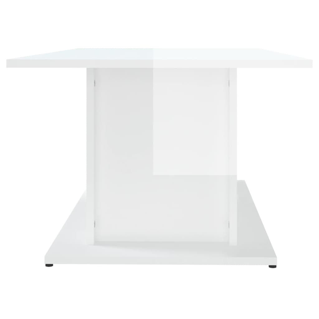 Kavos staliukas, baltas, 102x55,5x40cm, apdirbta mediena