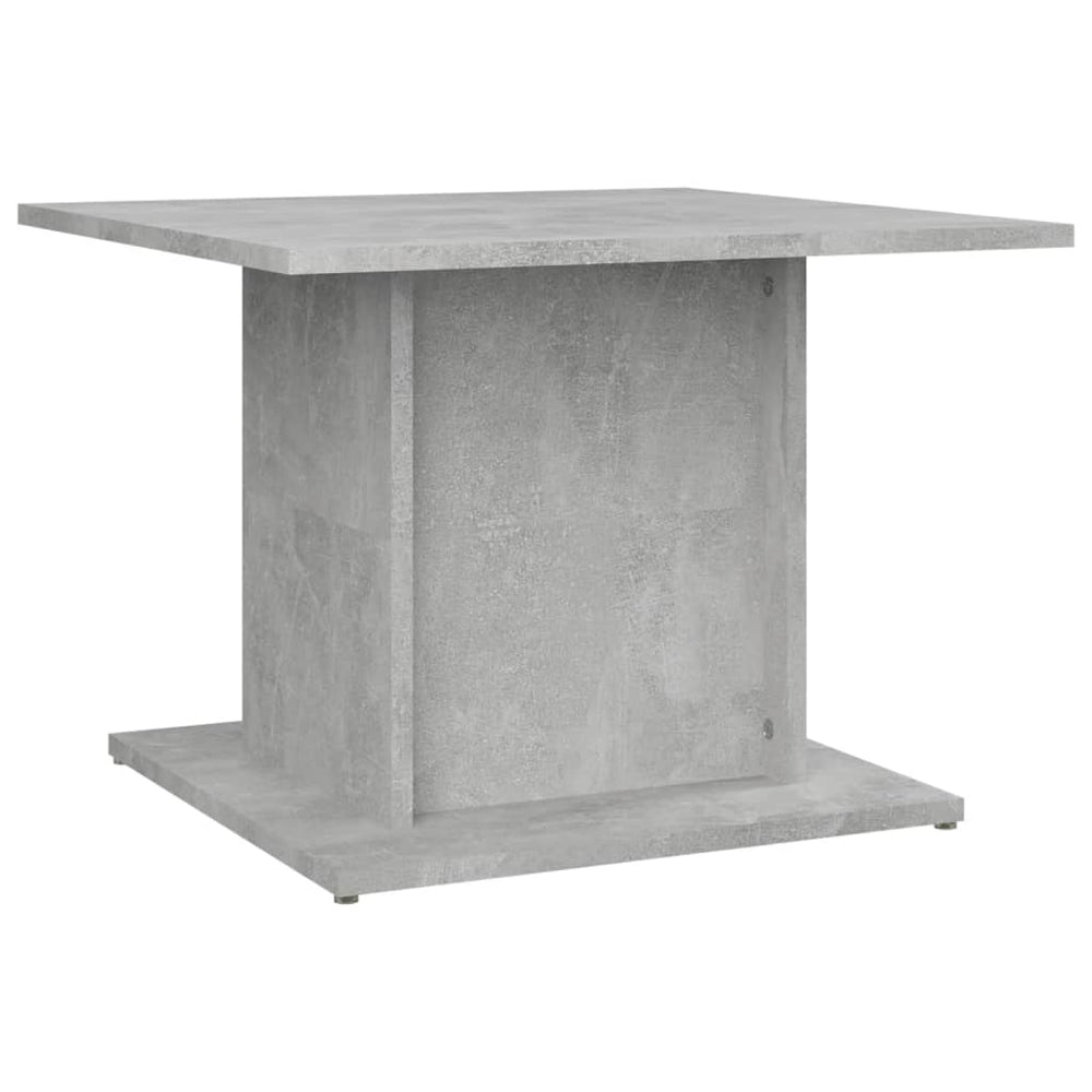 Kavos staliukas, betono, 55,5x55,5x40cm, apdirbta mediena