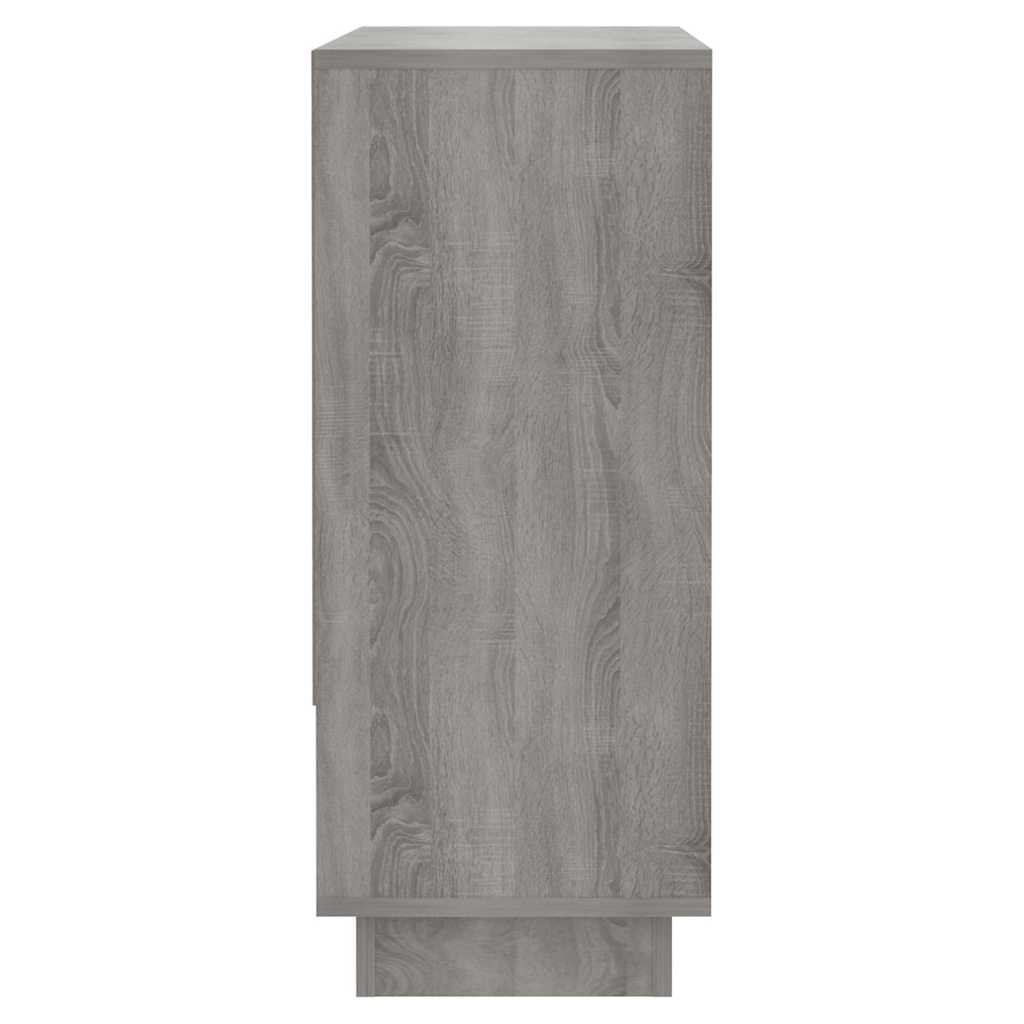 Šoninė spintelė, pilka ąžuolo, 97x31x75cm, apdirbta mediena