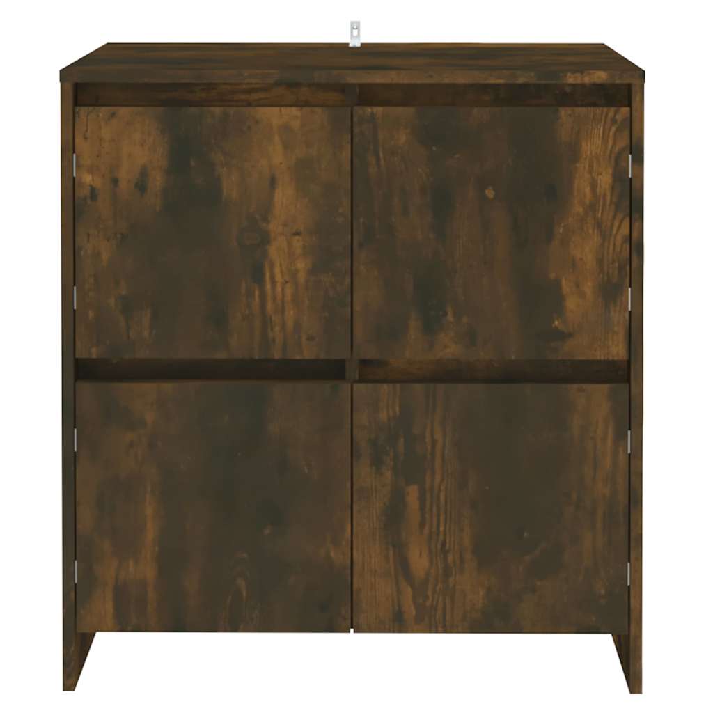 Sideboard, smoked oak, 70x41x75cm, engineered wood