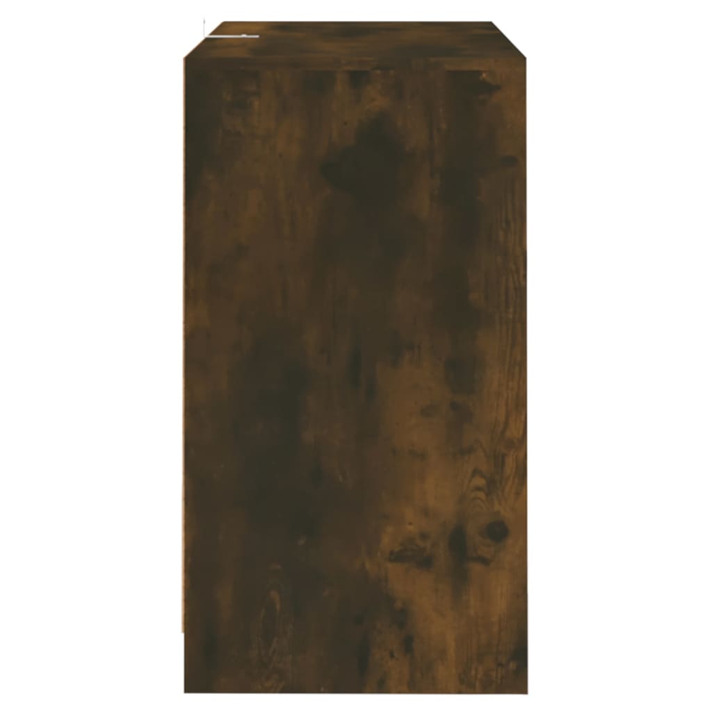 Sideboard, smoked oak, 70x41x75cm, engineered wood