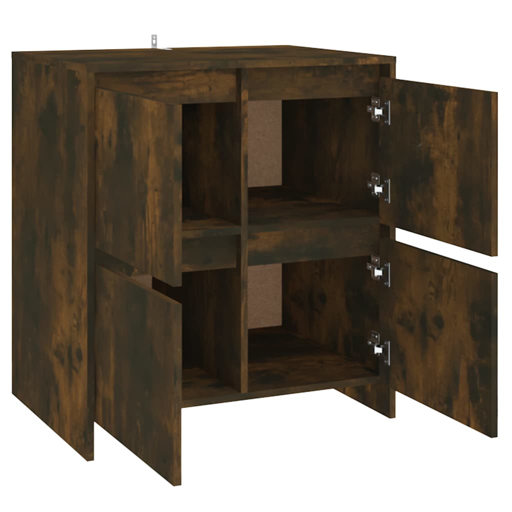 Sideboard, smoked oak, 70x41x75cm, engineered wood