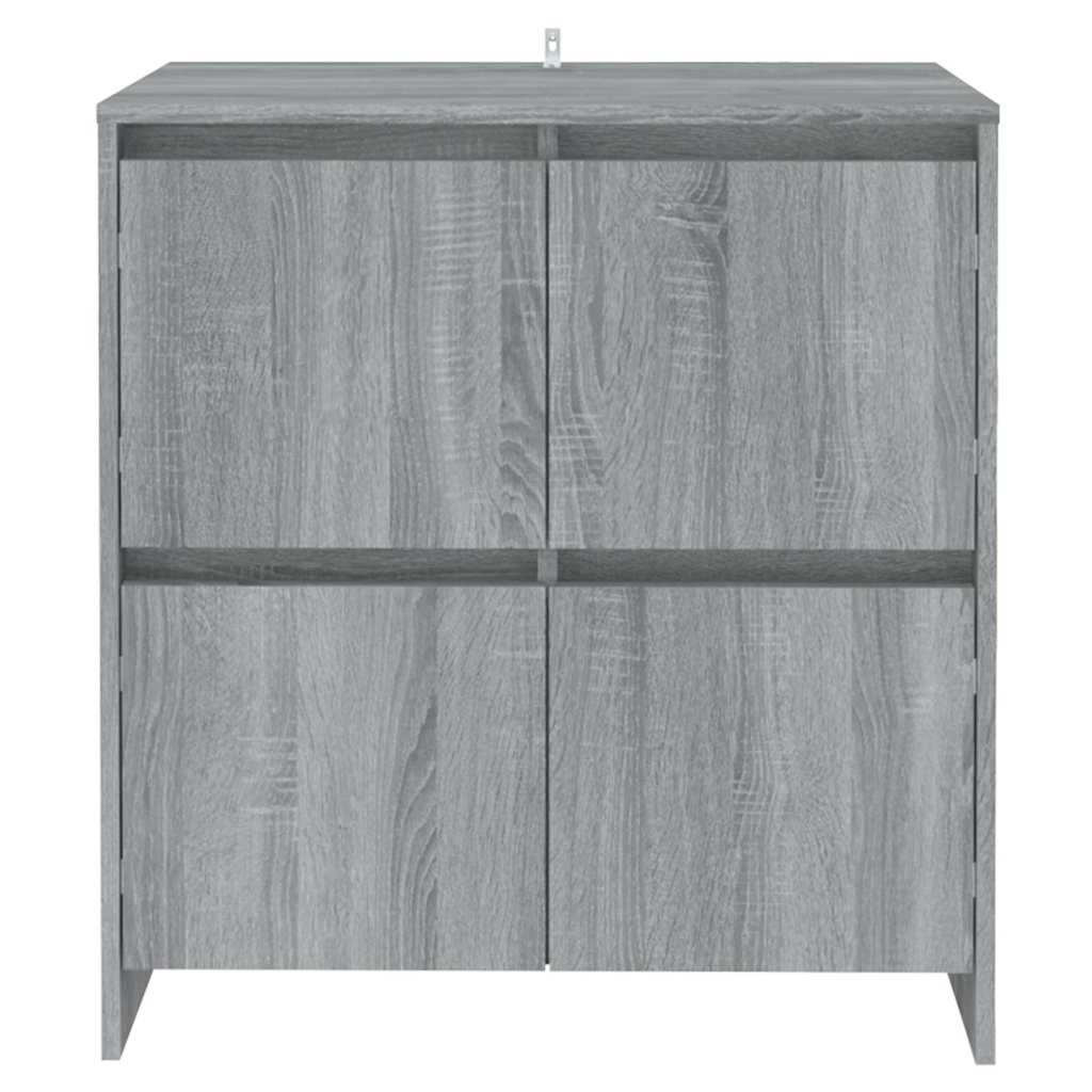 Sideboard, grey oak, 70x41x75cm, engineered wood