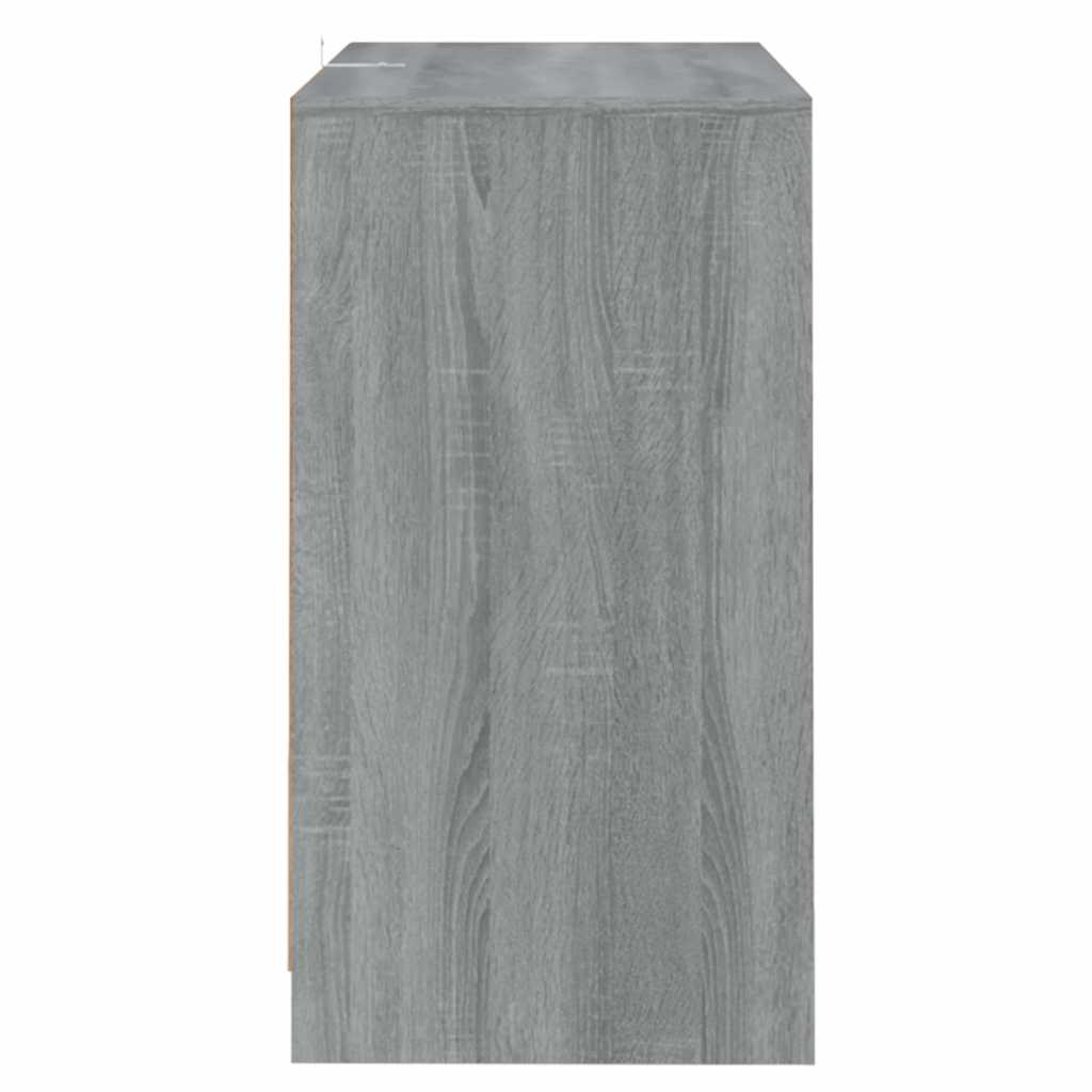 Sideboard, grey oak, 70x41x75cm, engineered wood