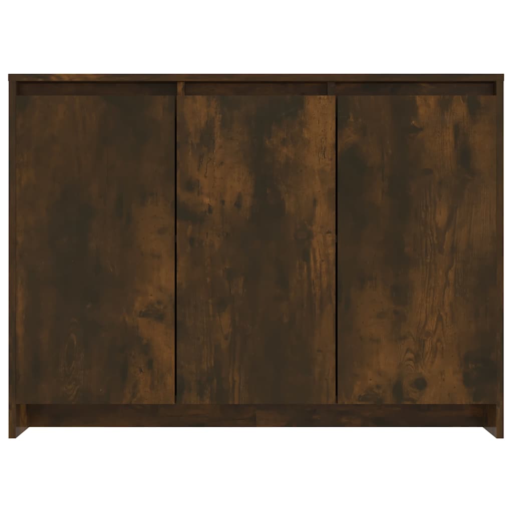 Šoninė spintelė, dūminio ąžuolo, 102x33x75cm, apdirbta mediena