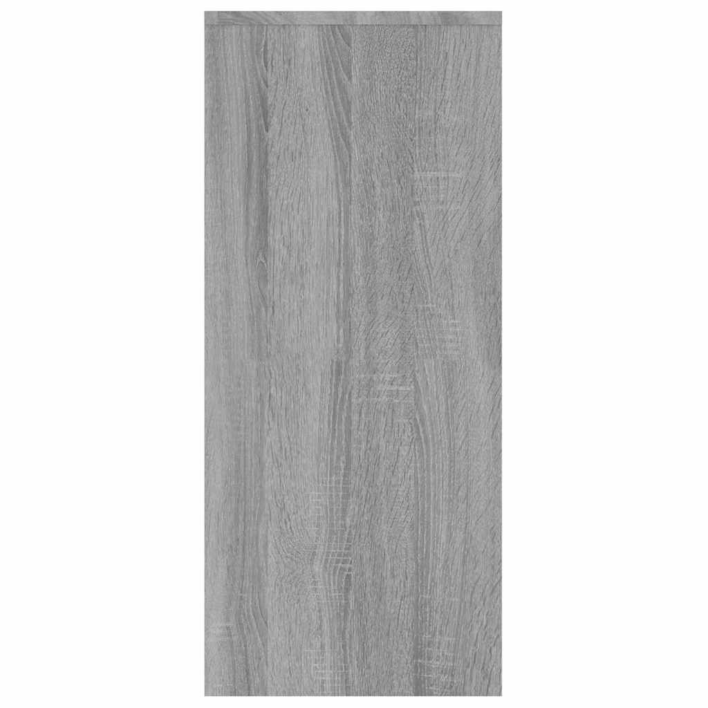 Sānu skapis, pelēks ozols, 102x33x75cm, apstrādāta koksne