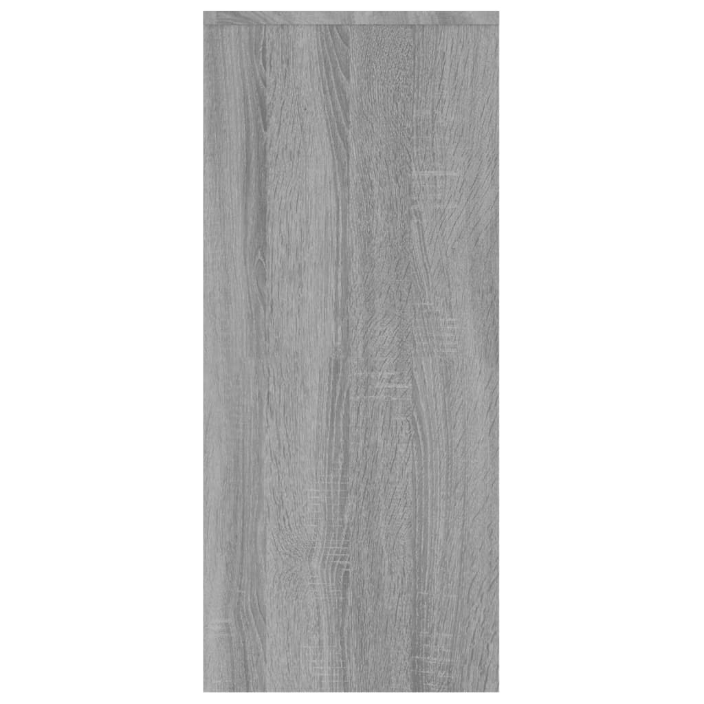 Sānu skapis, pelēks ozols, 102x33x75cm, apstrādāta koksne
