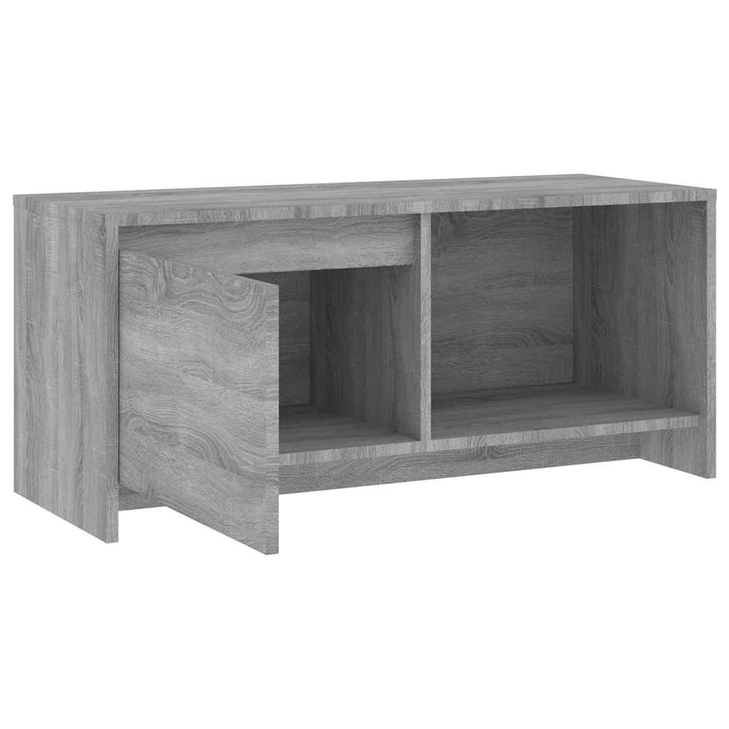TV skapītis, pelēka ozolkoka krāsa, 90x35x40cm, MDF