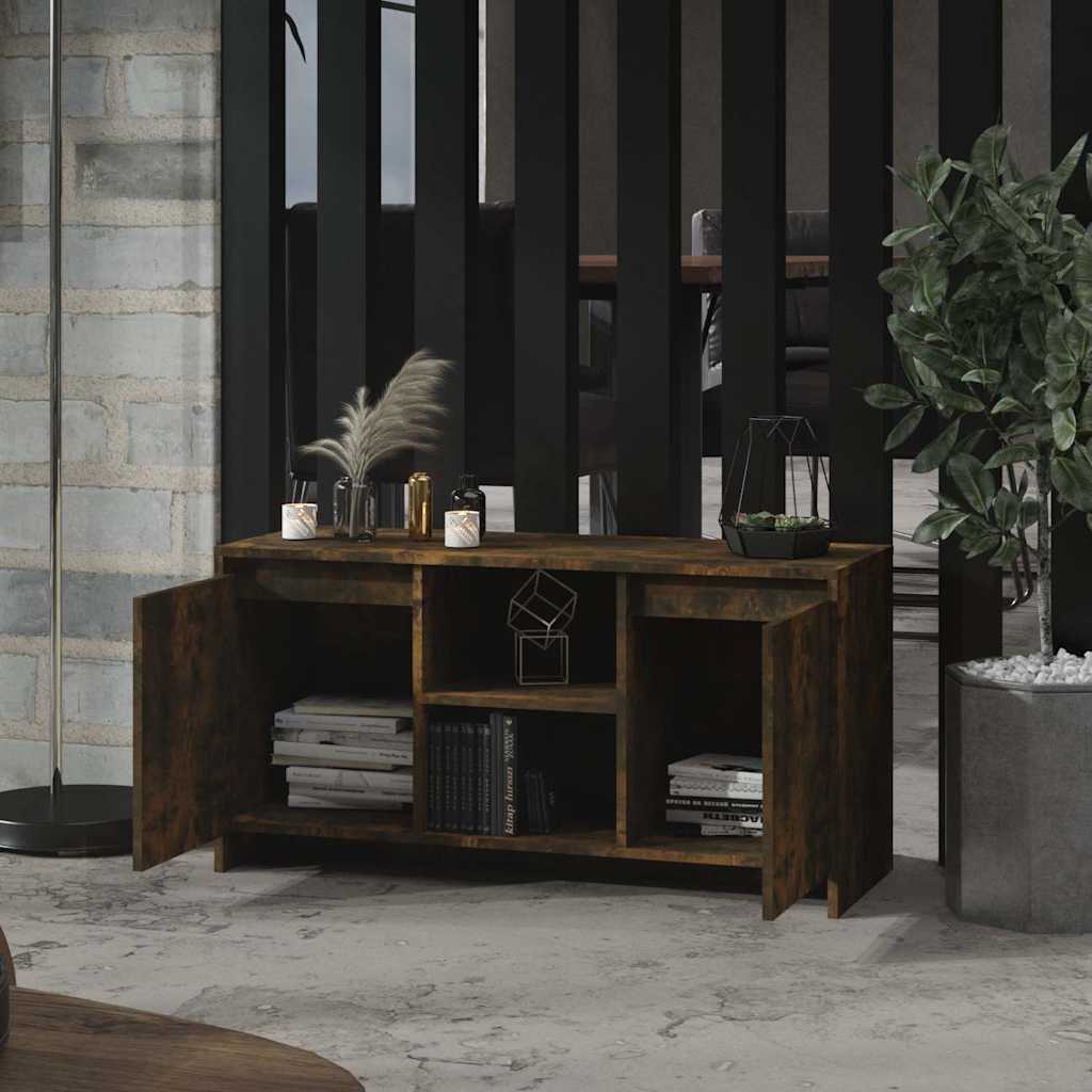 Televizoriaus spintelė, dūminė, 102x37,5x52,5cm, mediena