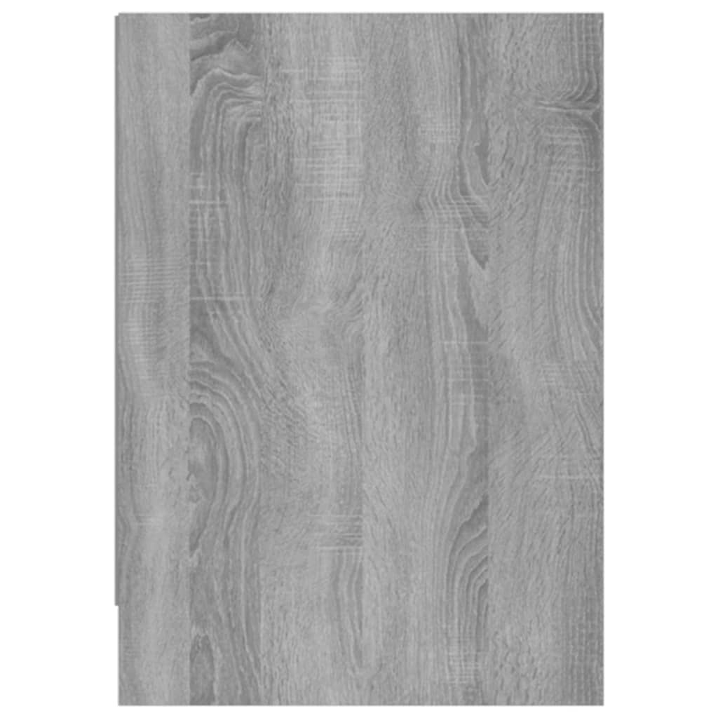 TV cabinet, grey oak, 146.5x35x50cm, Chipboard