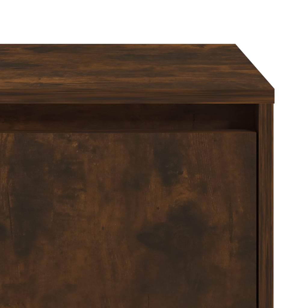 Bedside tables, 2 pcs., smoked oak, 45x34x44.5cm, MFC