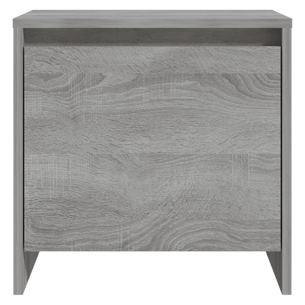 Nightstands, 2 pcs., gray oak, 45x34x44.5cm, wood