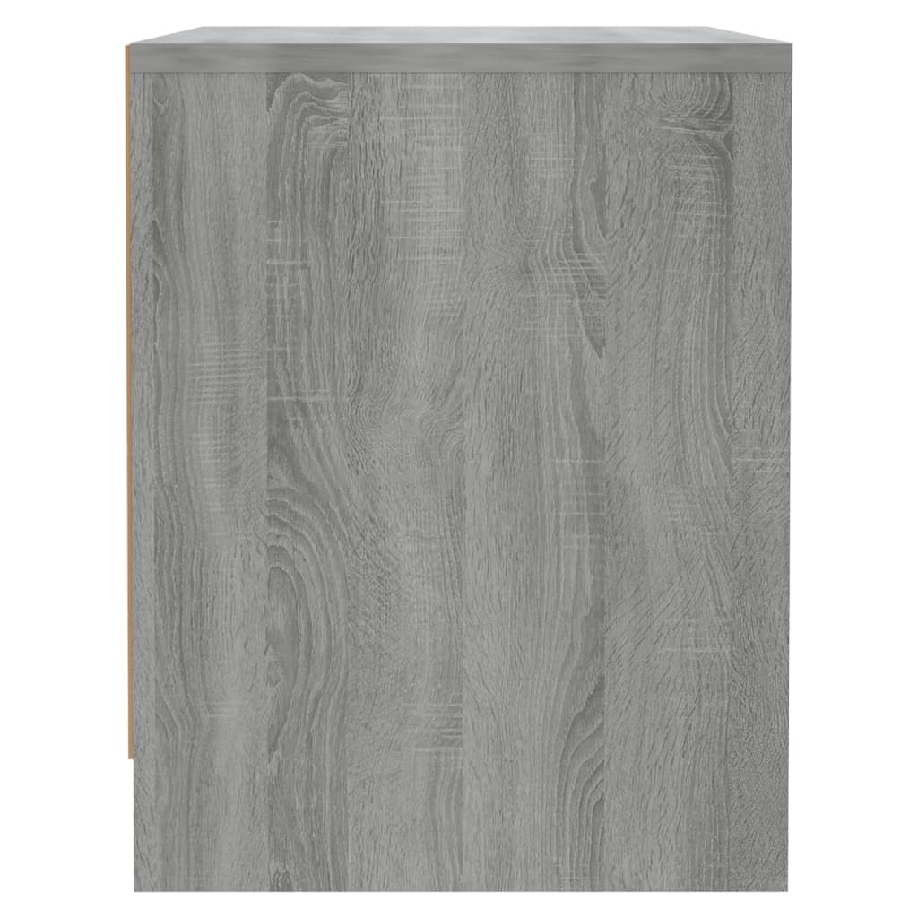Nightstands, 2 pcs., gray oak, 45x34x44.5cm, wood