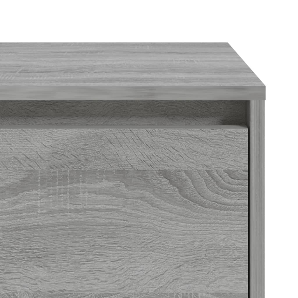 Nightstands, 2 pcs., gray oak, 45x34x44.5cm, wood
